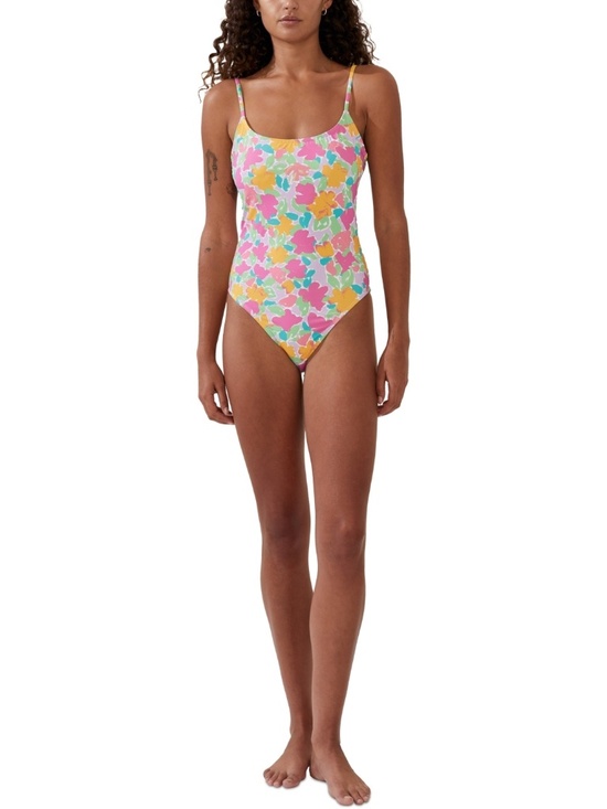 COTTON on Womens Floral-Print Cheeky on Celeste Floral White XL - Picture 2 of 4